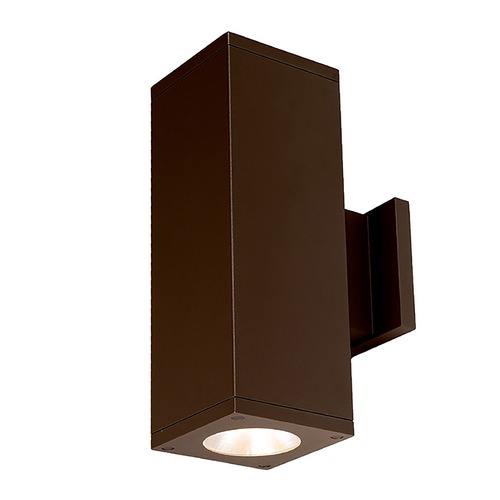 Cube Arch Bronze LED Outdoor Wall Light by WAC Lighting