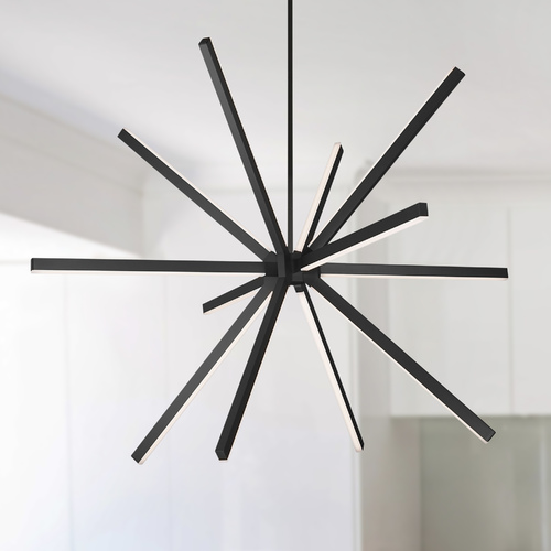Mid-Century Modern Black LED Pendant 3000K 6480LM by Kuzco Lighting