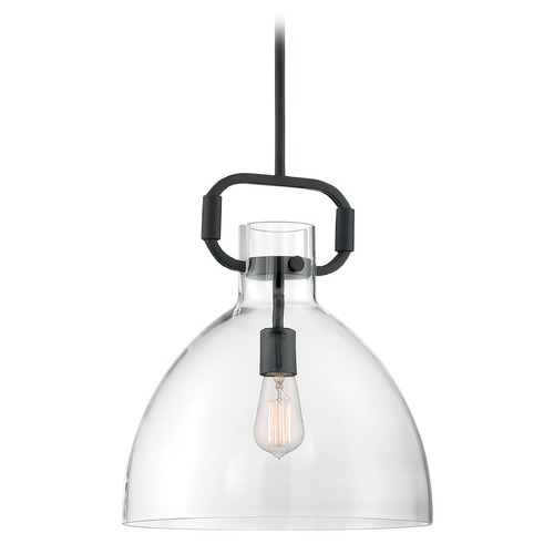 Satco Lighting Teresa Matte Black Pendant by Satco Lighting 60/7152