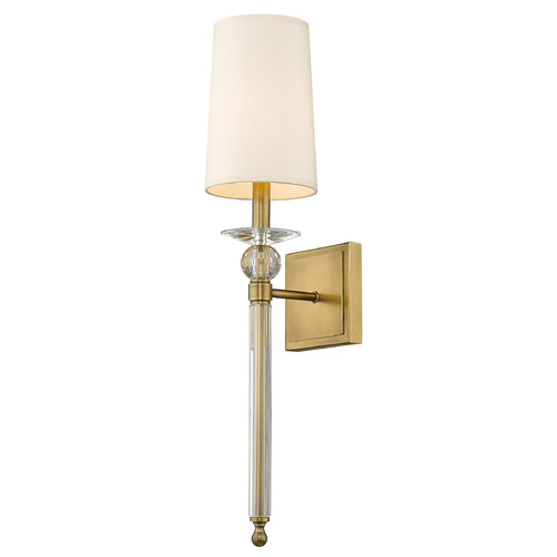 Z-Lite Ava Rubbed Brass Sconce by Z-Lite 804-1S-RB