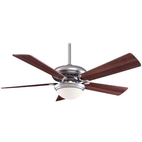 Minka Aire Supra 52-Inch LED Fan in Brushed Steel by Minka Aire F569L-BS/DW