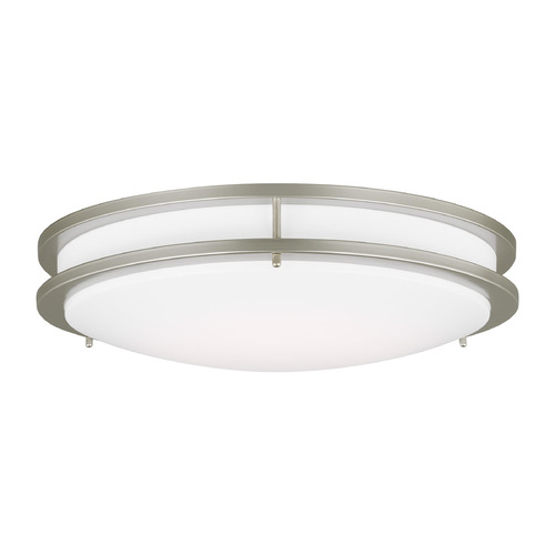 Generation Lighting Mahone 17.75-Inch Painted Brushed Nickel LED Flush Mount by Generation Lighting 7750893S-753