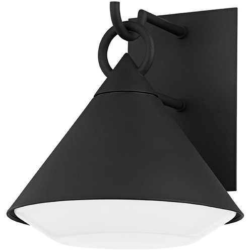Troy Lighting Catalina Textured Black Outdoor Wall Light