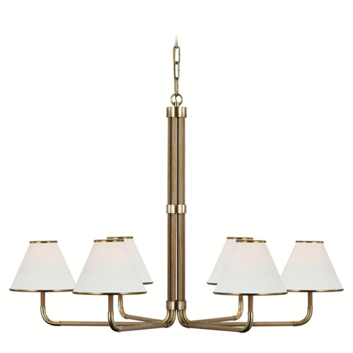 Visual Comfort Signature Collection Marie Flanigan Rigby XL Chandelier in Brass by VC Signature MF5056SBNOL