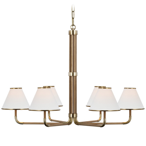 Visual Comfort Signature Collection Marie Flanigan Rigby XL Chandelier in Brass by VC Signature MF5056SBNOL