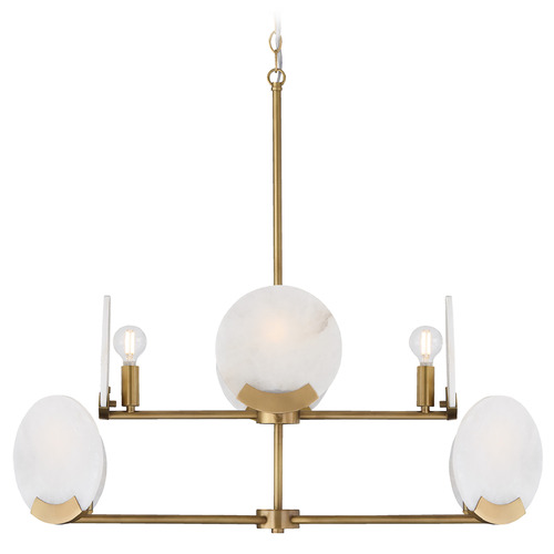 Oriya Chandelier in Aged Brass by Capital Lighting