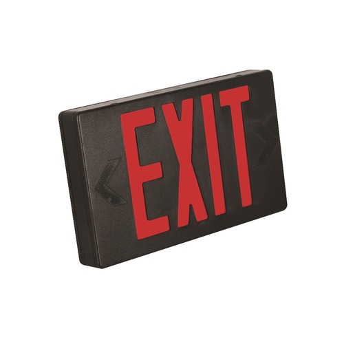 Exitronix Exit Sign - Black Finish EXITVEXUBPWBBL