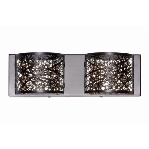 Inca Polished Chrome Bathroom Light by ET2 Lighting
