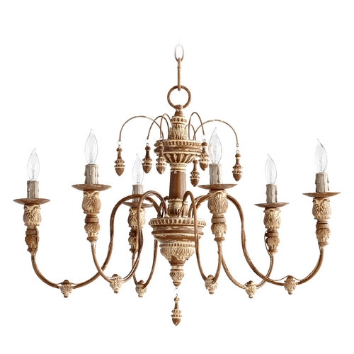 Salento French Umber Chandelier by Quorum Lighting