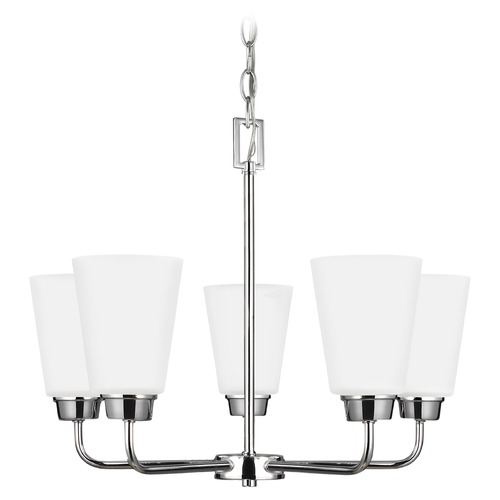 Kerrville 5-Light Chrome Chandelier by Generation Lighting