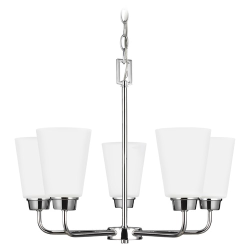 Generation Lighting Kerrville 5-Light Chrome Chandelier by Generation Lighting 3115205-05