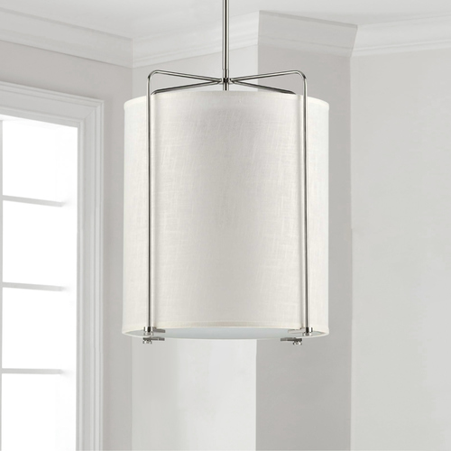 Progress Lighting Kempsey Brushed Nickel Pendant by Progress Lighting P500139-009