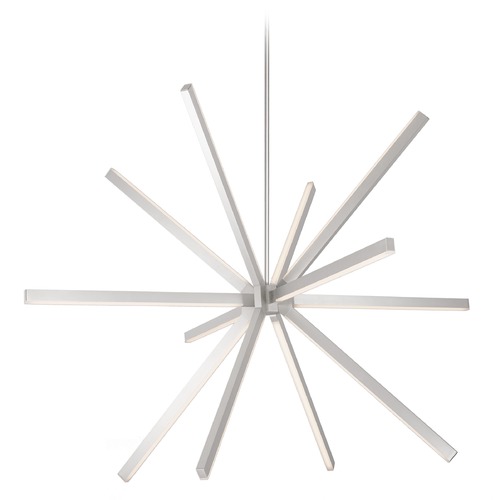 Mid-Century Modern Brushed Nickel LED Pendant 3000K 6480LM by Kuzco Lighting