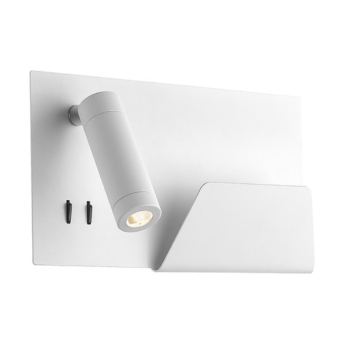 Kuzco Lighting Dorchester White LED Sconce by Kuzco Lighting WS16811L-WH