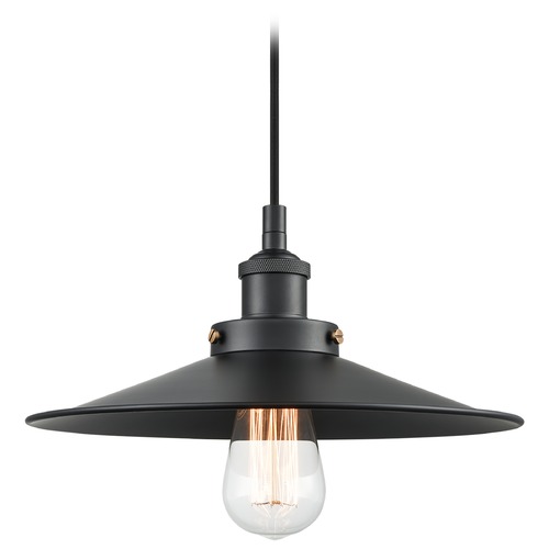 Matteo Lighting Bulstrodes Workshop Black Pendant by Matteo Lighting C46112BKBK