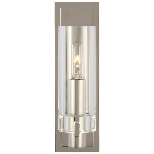 Visual Comfort Signature Collection Chapman & Myers Sonnet Sconce in Polished Nickel by Visual Comfort Signature CHD2630PNCG
