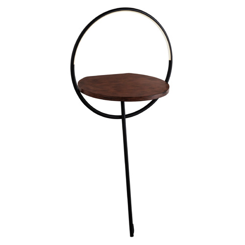 Kuzco Lighting Maya Black, Walnut LED Floor Lamp