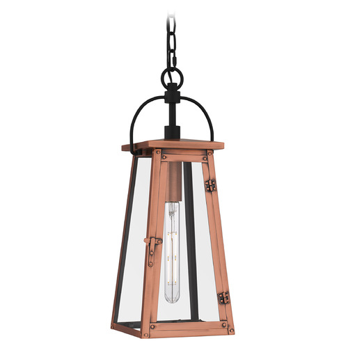 Quoizel Lighting Carolina Aged Copper Outdoor Hanging Light