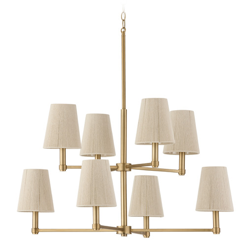 Mira Chandelier in Matte Brass by Capital Lighting