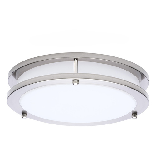 Nuvo Lighting Nuvo Lighting Glamour Brushed Nickel LED Flushmount Light 62-1875