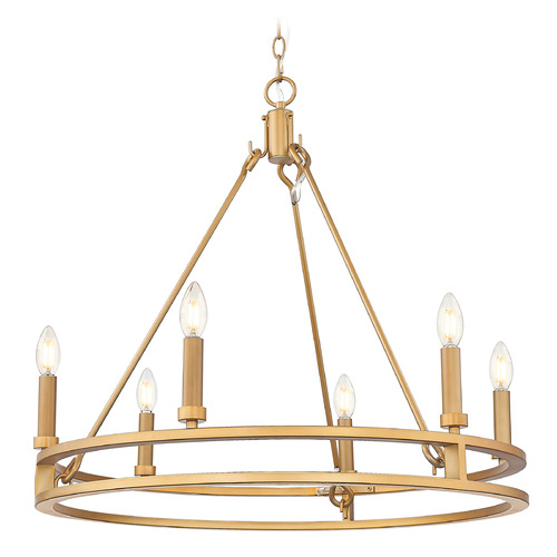 Z-Lite Dennison Signature Brass Chandelier