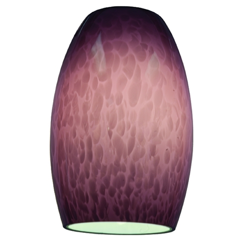 Access Lighting Purple Oblong Art Glass Shade - 1-7/8-Inch Fitter Opening by Access Lighting 978ST-PLC