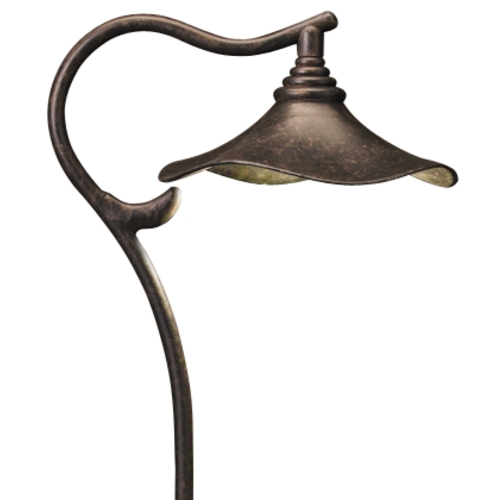 Cotswold 12V Path Light in Aged Bronze by Kichler Lighting