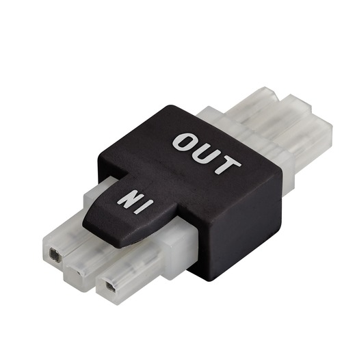 Black End to End Connector for Recesso Under Cabinet Lights