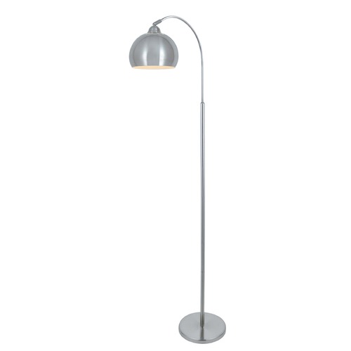 Palesa Polished Steel Arc Lamp by Lite Source Lighting