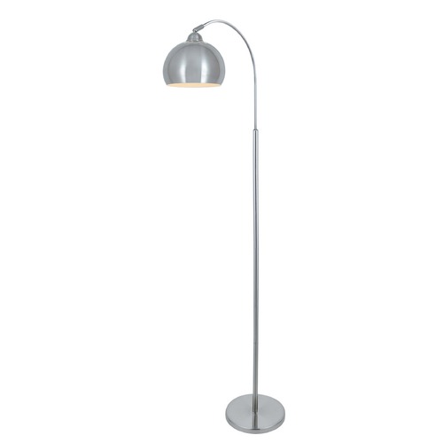 Lite Source Lighting Palesa Polished Steel Arc Lamp by Lite Source Lighting LS-82597PS