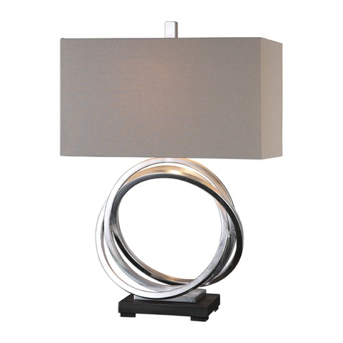 Soroca Silver Rings Lamp by Uttermost Lighting