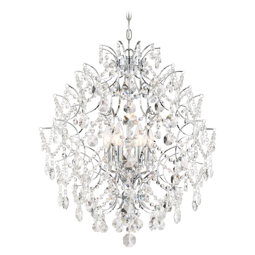 Minka Lavery Isabella's Crown Chrome Crystal Chandelier by Minka Lavery 3157-77