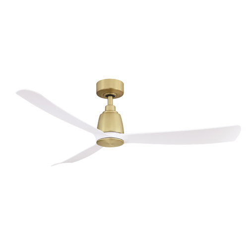 Kute 52-Inch Ceiling Fan in Brushed Satin Brass by Fanimation Fans