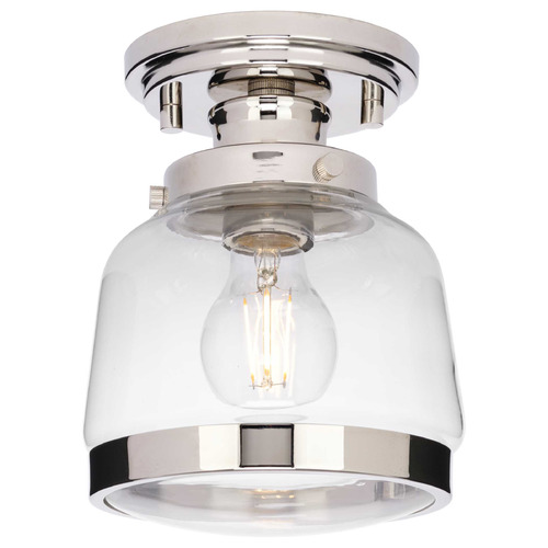 Progress Lighting Judson Polished Nickel Semi-Flushmount Light