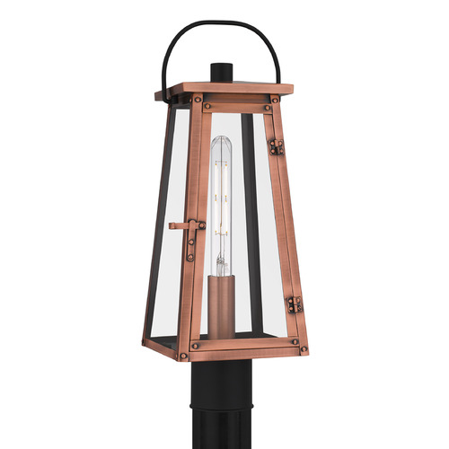 Quoizel Lighting Carolina Aged Copper Post Light