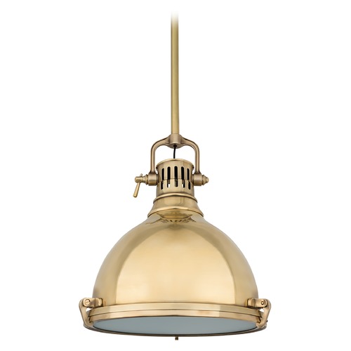 Pelham Pendant in Aged Brass by Hudson Valley Lighting