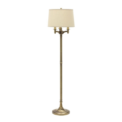 House of Troy Lighting Lancaster Six-Way Floor Lamp in Antique Brass by House of Troy Lighting L800-AB