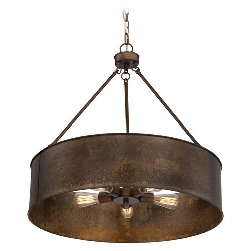 Kettle Weathered Brass Pendant by Nuvo Lighting