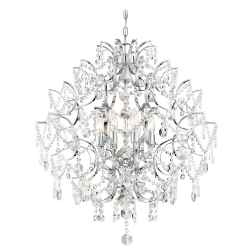 Minka Lavery Isabella's Crown Chrome Crystal Chandelier by Minka Lavery 3158-77