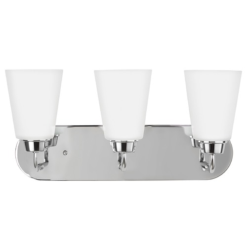 Kerrville Chrome Bathroom Light by Generation Lighting