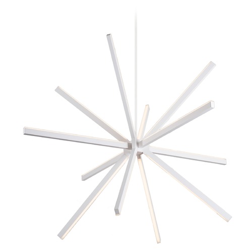 Kuzco Lighting Mid-Century Modern White LED Pendant 3000K 6480LM by Kuzco Lighting CH14356-WH