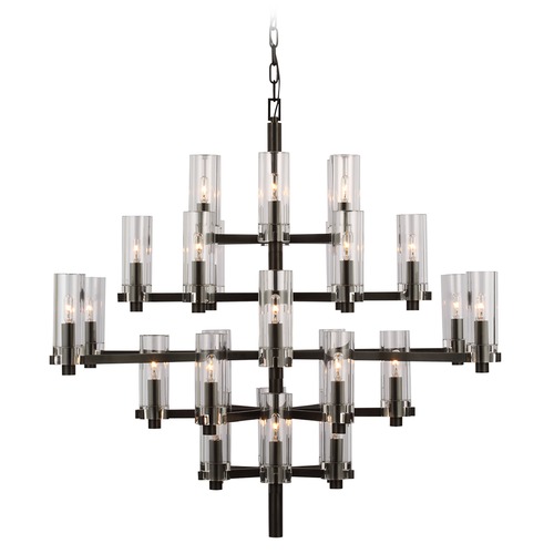Visual Comfort Signature Collection Chapman & Myers Sonnet Large Chandelier in Bronze by Visual Comfort Signature CHC5632BZCG