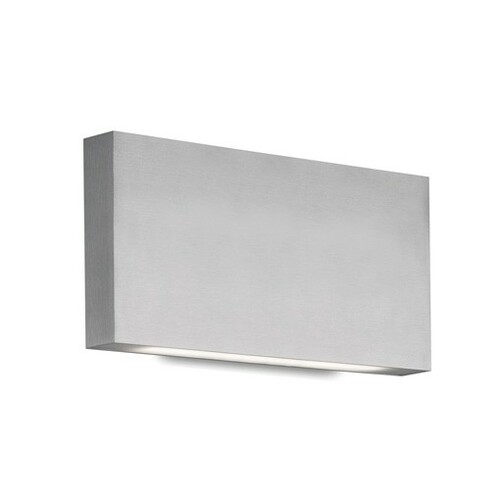 Mica Brushed Nickel LED Outdoor Wall Light by Kuzco Lighting