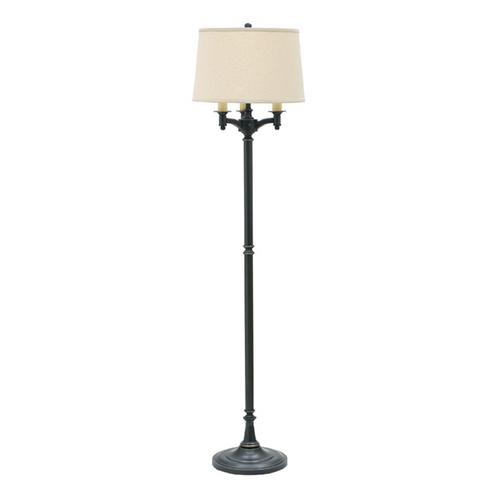 Lancaster Six-Way Floor Lamp in Oil Rubbed Bronze by House of Troy Lighting
