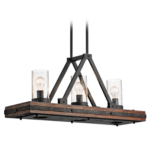 Kichler Lighting Colerne 36.25-Inch Linear Chandelier in Auburn Stained by Kichler Lighting 43433AUB