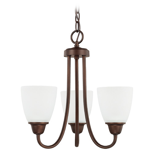 Trenton 15-Inch Chandelier in Bronze by HomePlace Lighting