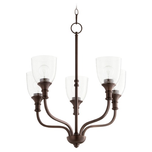 Richmond Oiled Bronze Chandelier by Quorum Lighting