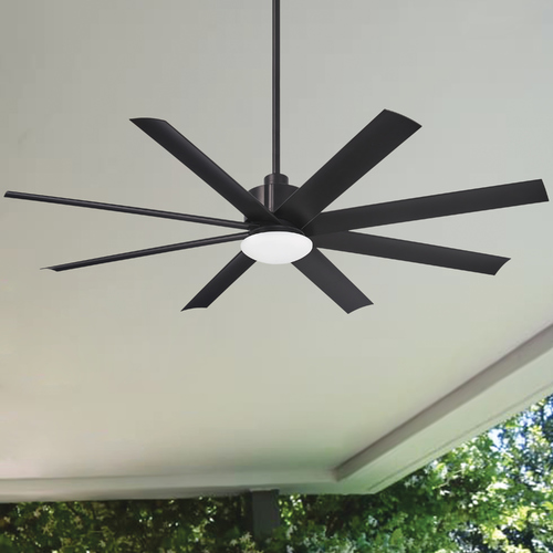 Slipstream 65-Inch Wet Location LED Fan in Coal by Minka Aire