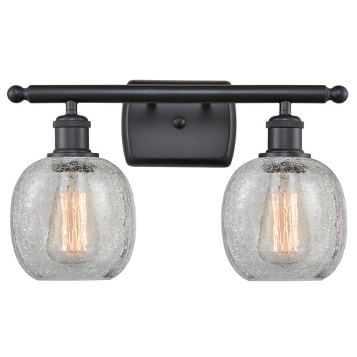 Innovations Lighting Belfast Matte Black Bathroom Light by Innovations Lighting 516-2W-BK-G105