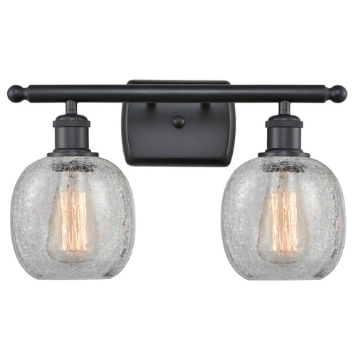 Innovations Lighting Innovations Lighting Belfast Matte Black Bathroom Light 516-2W-BK-G105